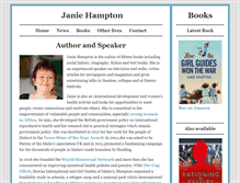 Tablet Screenshot of janiehampton.co.uk
